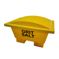 Grit salt bins